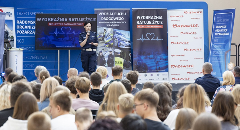„Wyobraźnia ratuje życie – nie jesteś sam na drodze”